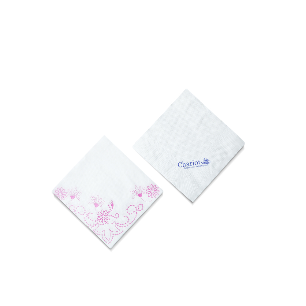Tissue Napkins Soft - 260 x 280 - Orange - 100s Pack - 1 ply